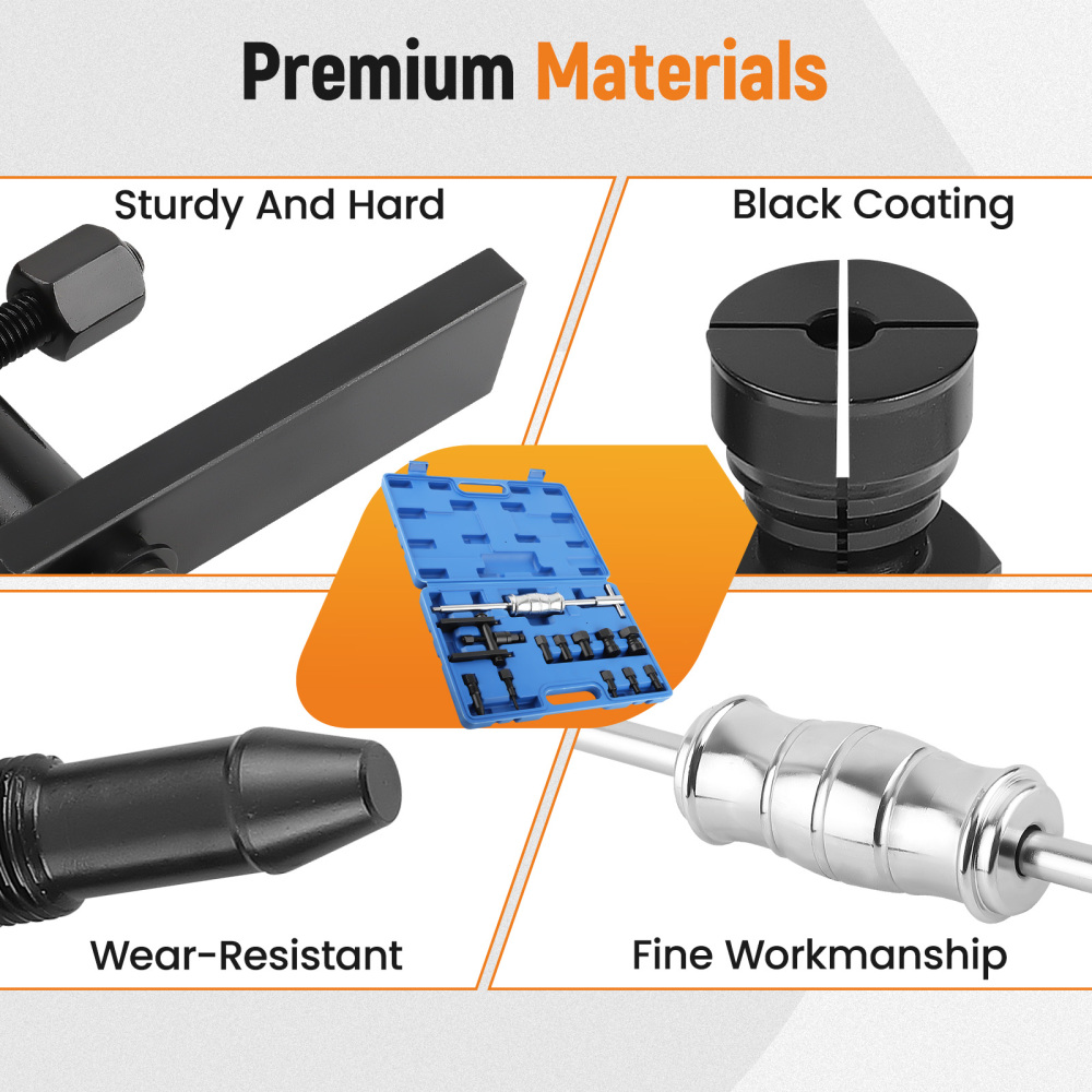 12pcs Motorcycle Blind Inner Bearing Puller Tool Inner Bearing Removal Tool