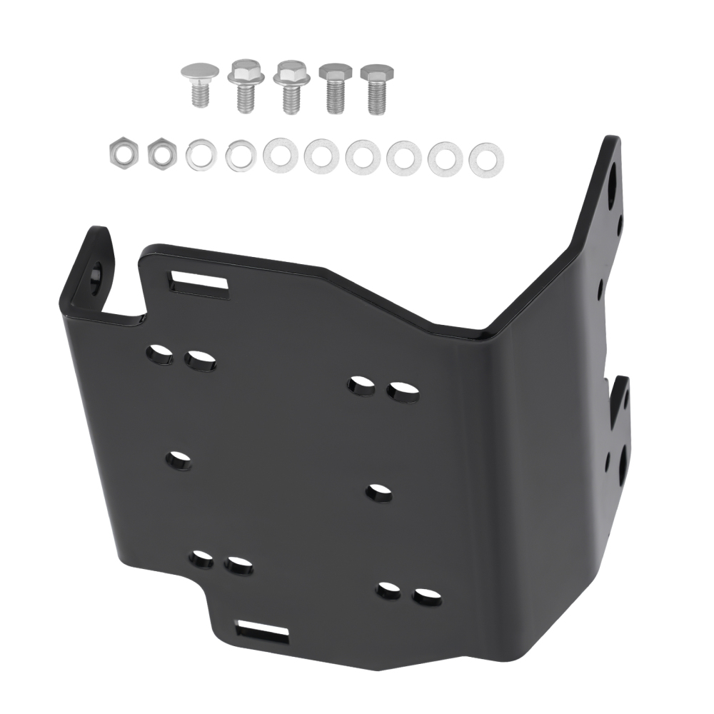 ATV Winch Mounting Mount Bracket Plate Kit For 16-24 compatible for Yamaha Grizzly / Kodiak 700