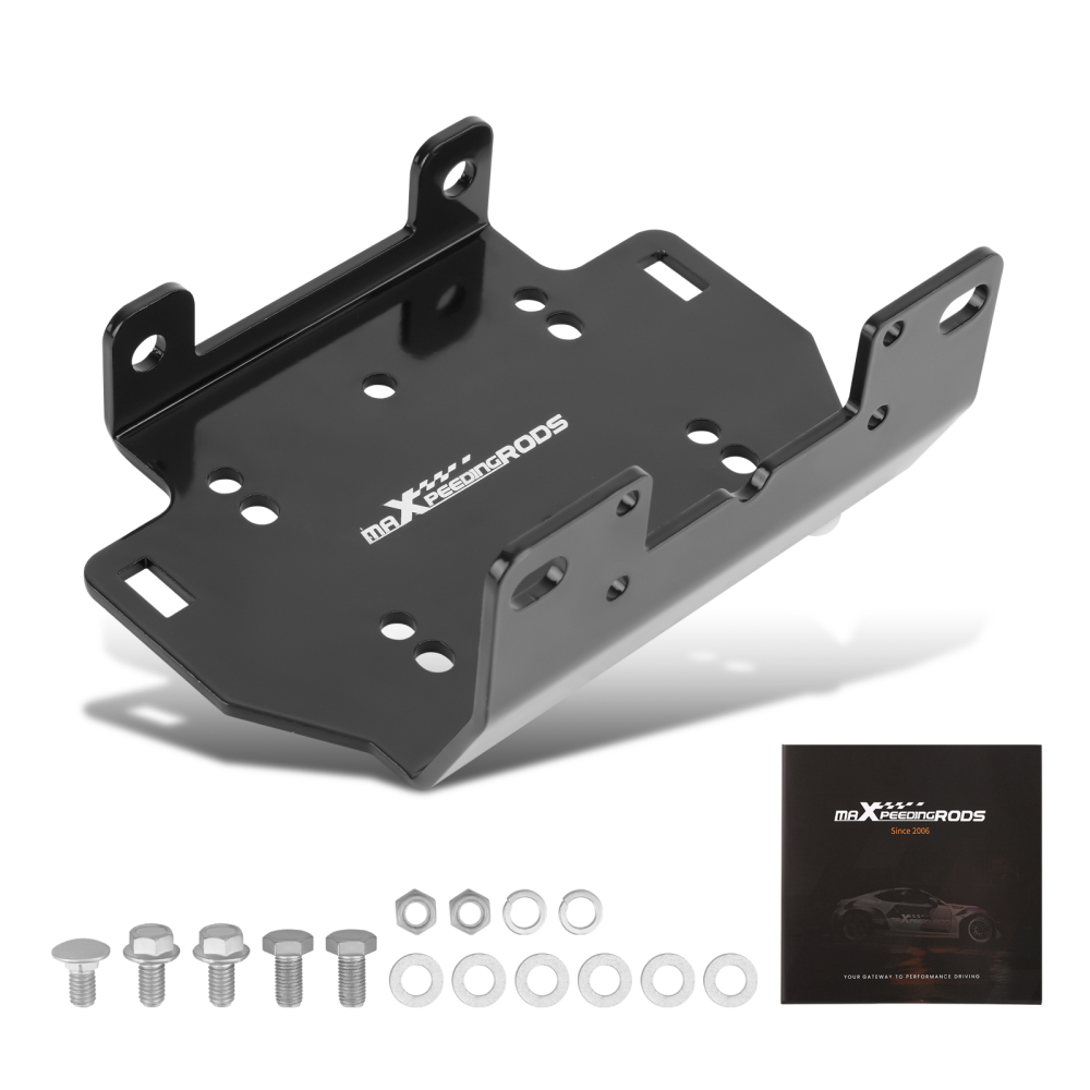 ATV Winch Mounting Mount Bracket Plate Kit For 16-24 compatible for Yamaha Grizzly / Kodiak 700