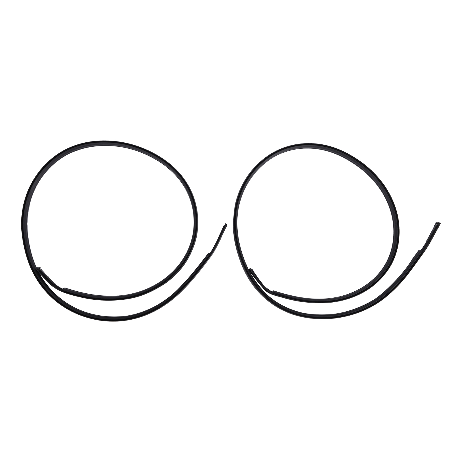 LR Roof Trim Molding Sealing Strip Set compatible for Toyota Camry 2012-2017 75556-06080