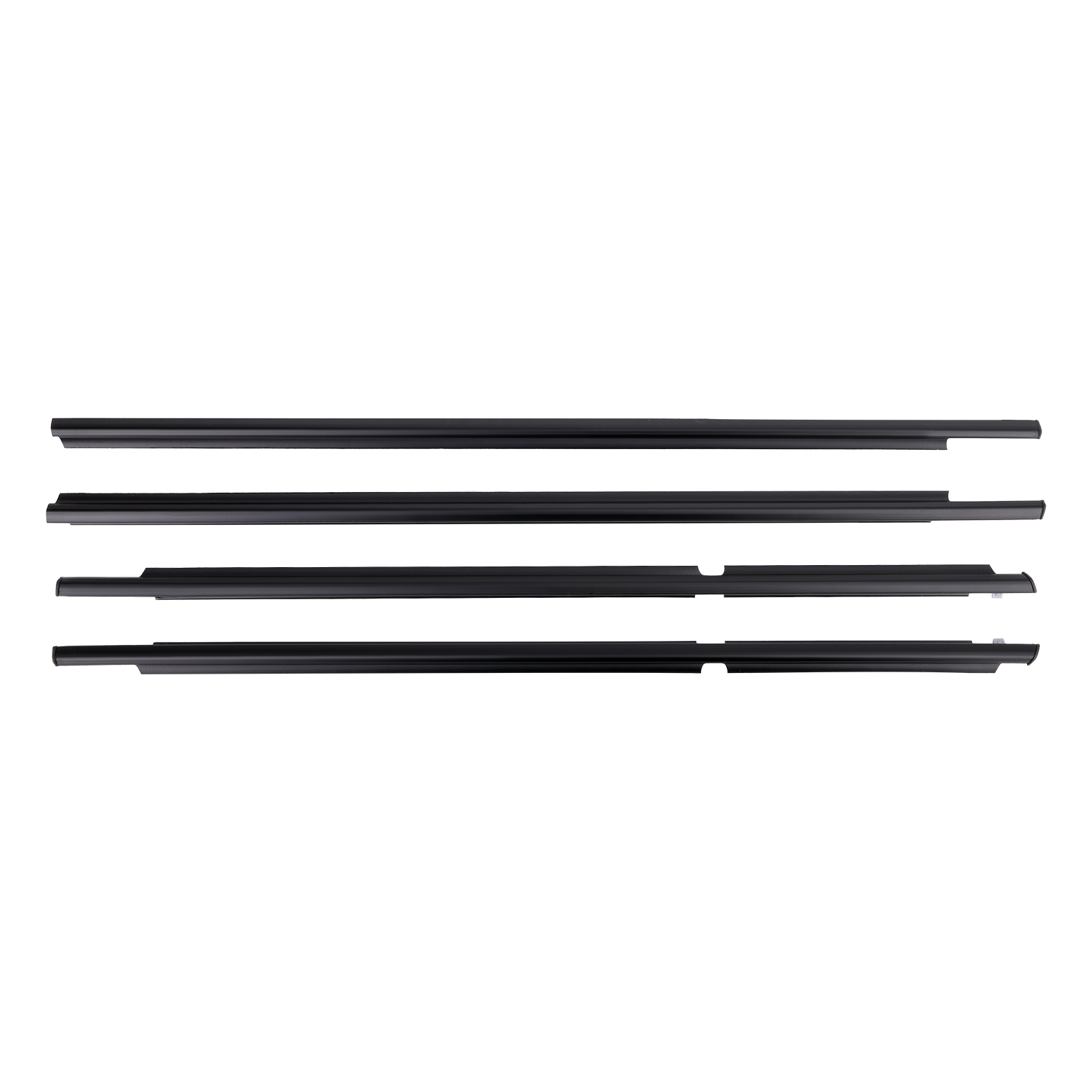 4x Outer Window Weatherstrip Molding Trim Seals compatible for Toyota 4Runner 2003-2009