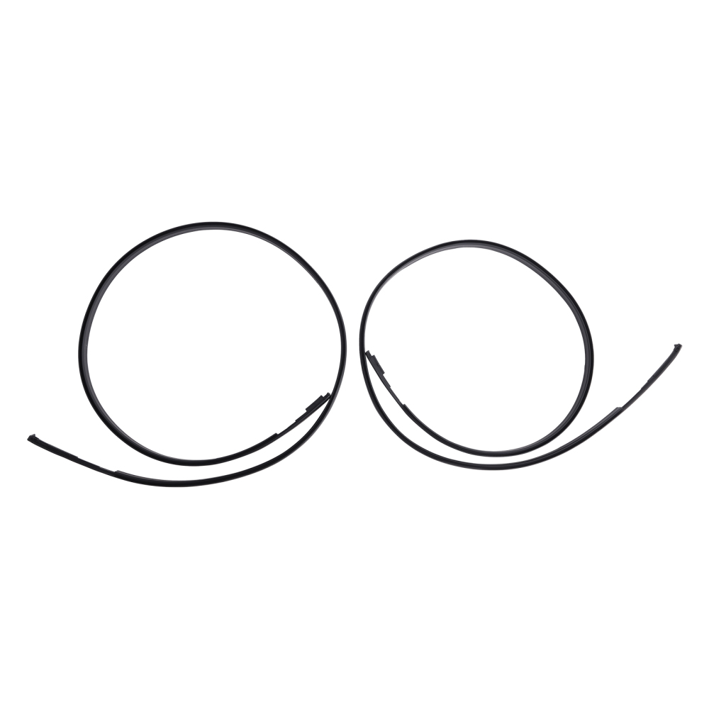 LR Roof Molding Trim Set compatible for Toyota Prius C 2012-2019 75552-52190 75551-52210