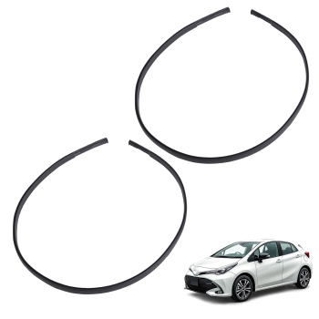 LR Roof Molding Trim Set compatible for Toyota Prius C 2012-2019 75552-52190 75551-52210