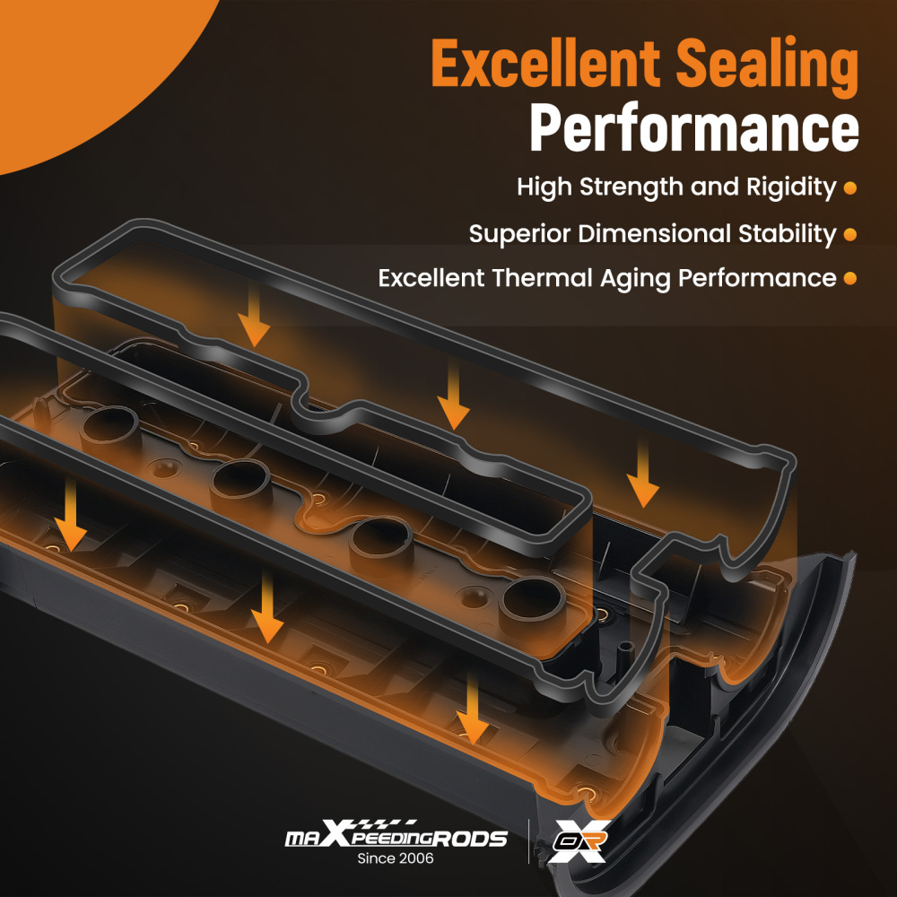 Valve Cover w/Gasket compatible for Daewoo Leganza Nubira L4 2.0L 2.2L 1999-2002 92062396