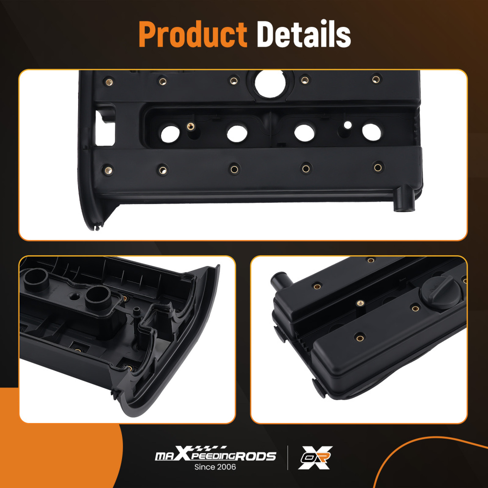 Valve Cover w/Gasket compatible for Daewoo Leganza Nubira L4 2.0L 2.2L 1999-2002 92062396