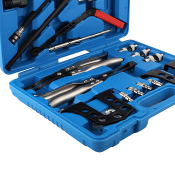 Cylinder Head Service Tool Kit For Valve Springs Guides Bushes Stem Seal remover