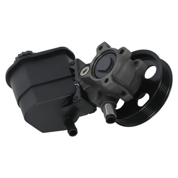 Power Steering Pump w/ ReservoirPulley compatible for Dodge Ram 1500 3.7L 2002 2003-2007