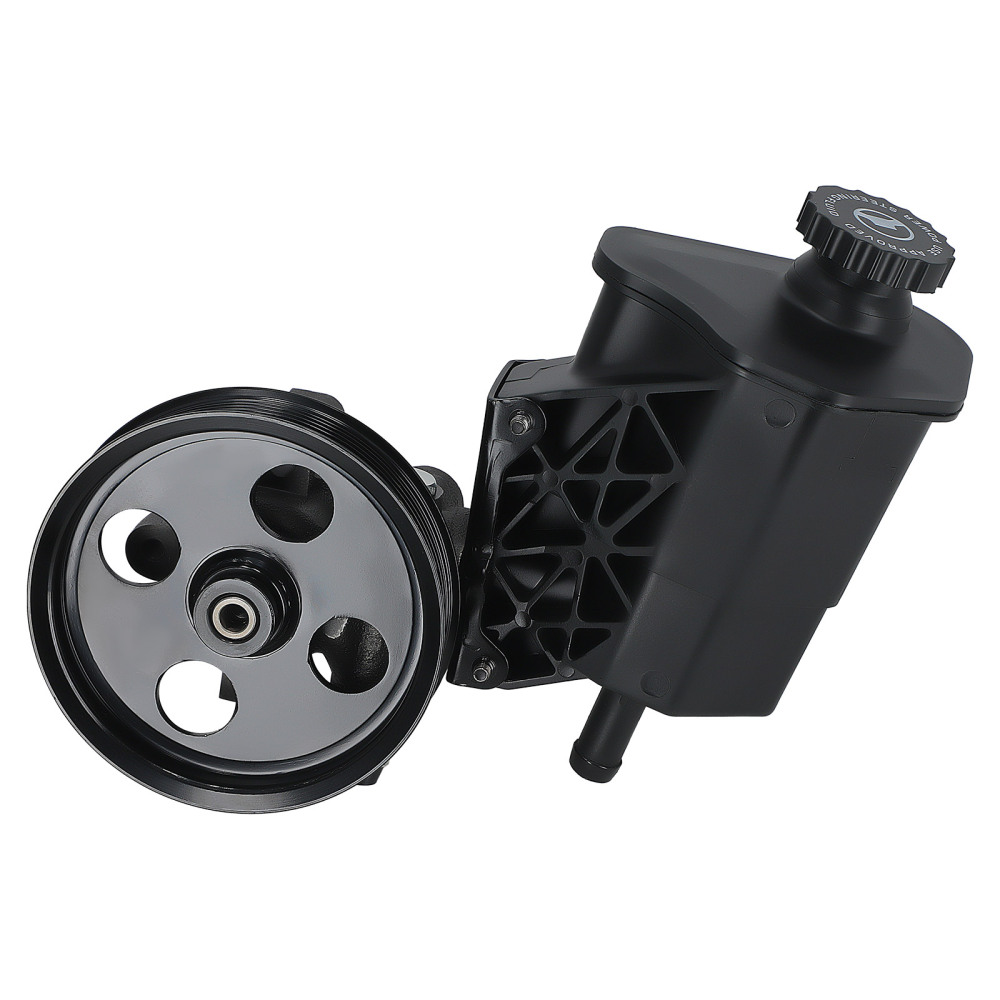 Power Steering Pump w/ ReservoirPulley compatible for Dodge Ram 1500 3.7L 2002 2003-2007