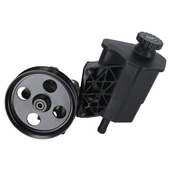 Power Steering Pump w/ ReservoirPulley compatible for Dodge Ram 1500 3.7L 2002 2003-2007
