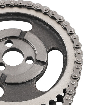 Double Roller Timing Chain Set compatible for Chevrolet SBC 283 305 327 350 383 400 5.7L HD