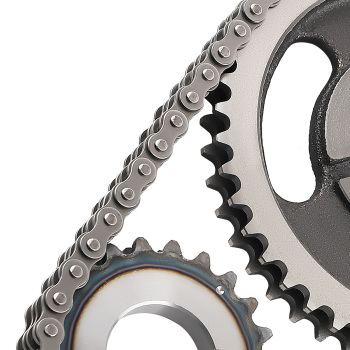 Double Roller Timing Chain Set compatible for Chevrolet SBC 283 305 327 350 383 400 5.7L HD