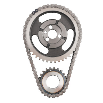 Double Roller Timing Chain Set compatible for Chevrolet SBC 283 305 327 350 383 400 5.7L HD
