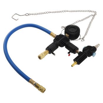 28pcs Radiator Pressure Tester Coolant Purge Refill Vacuum Cooling System Kit