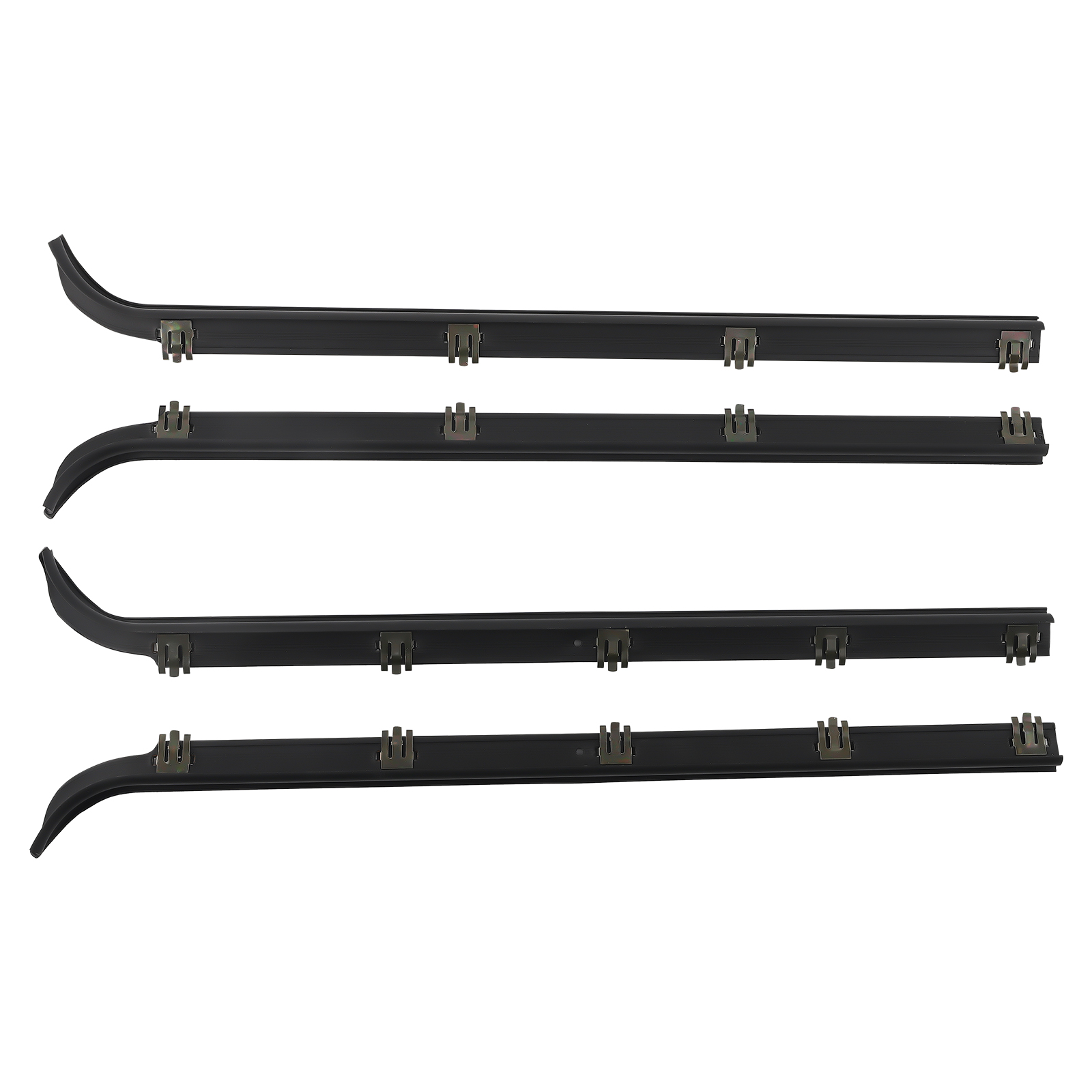 Door Window Seal Belt Weatherstrip compatible for Ford F150/F250/F350 87-1997 E7TZ1521452A