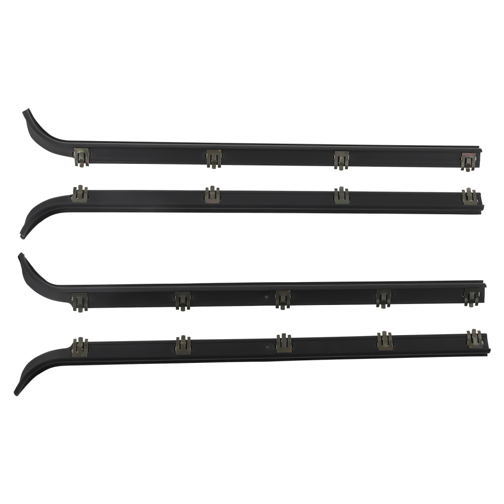 Door Window Seal Belt Weatherstrip compatible for Ford F150/F250/F350 87-1997 E7TZ1521452A