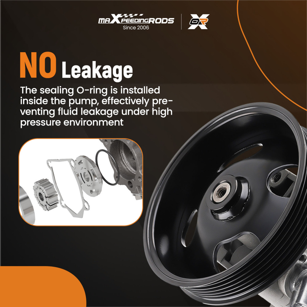 Power Steering Pump compatible for Nissan Altima S SL X-Trail LE SE XE 2005-2006 49110ZX01B