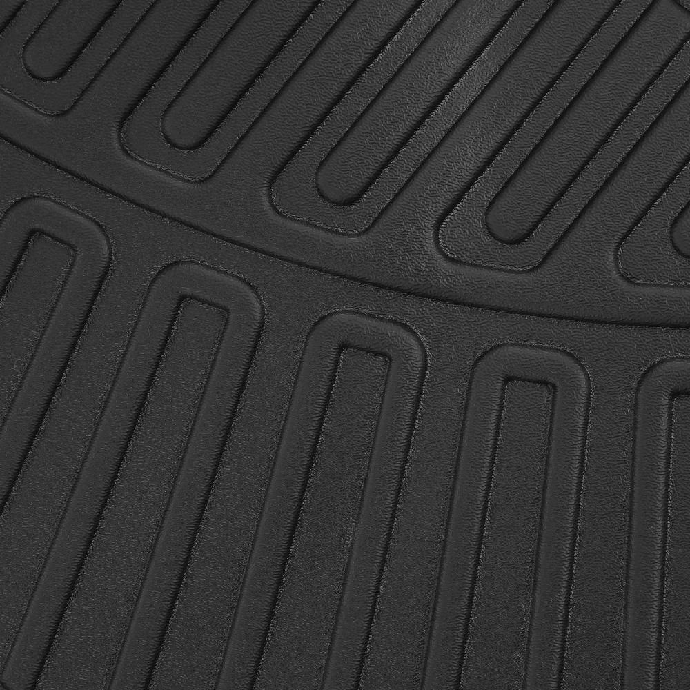 3x Floor Liner Mat compatible for Dodge Ram 1500 Classic Crew Cab 2019-2024 Rubber TPE