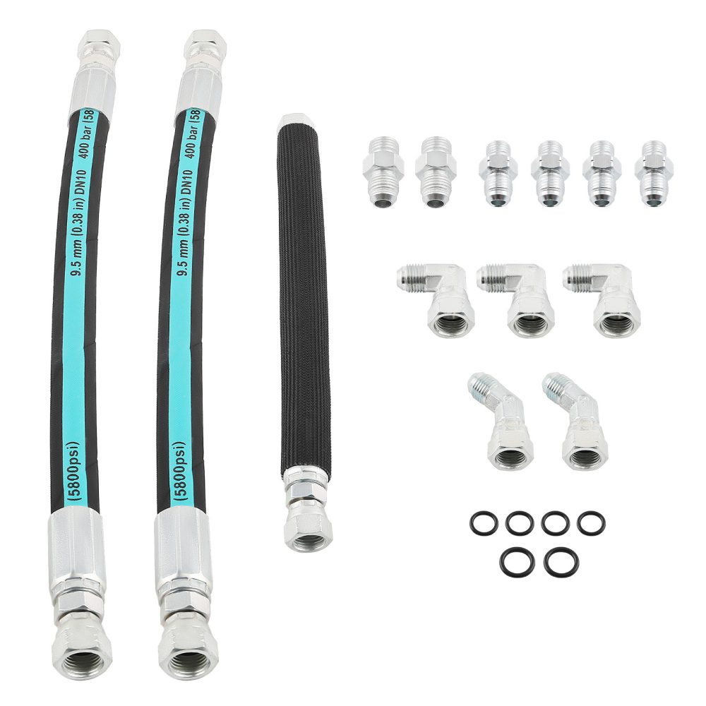 High Pressure Oil Pump HPOP Lines Hoses Kit compatible for Ford E-350 F-250 99-03 9903HP3