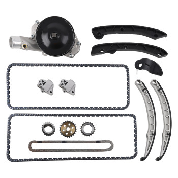 Water Pump Timing Chain Kit compatible for Land Rover LR4 compatible for Range Rover 32 Valve 5.0L AJ133