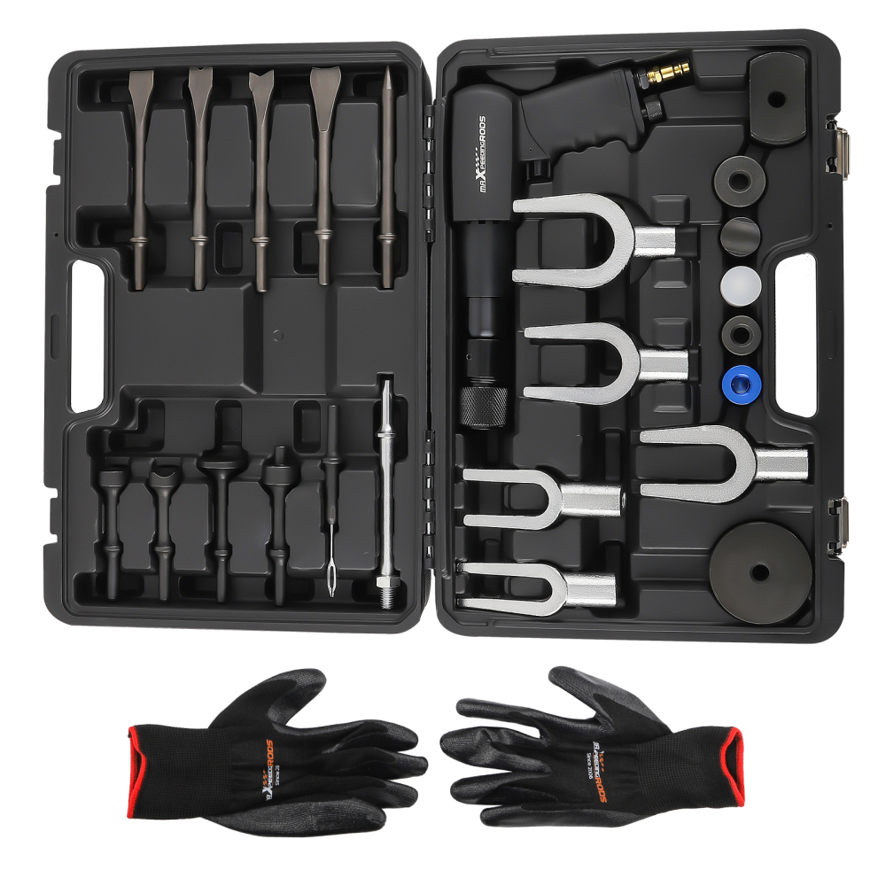 Professional Air Hammer with 25pcs Tool Kits Multi-functional Pneumatic Hammer