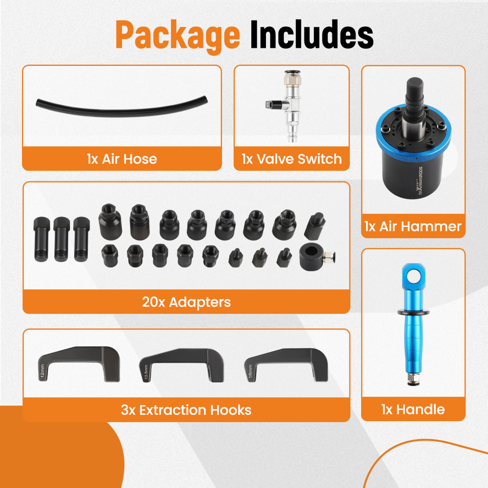 Extracteur dinjecteur pneumatique Extracteur dinjecteur diesel Outil pneumatiq