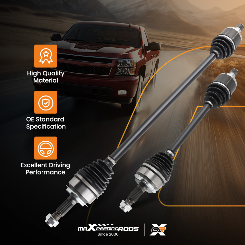 Front CV Axle Shaft Joint+Bearings For Accord LX EX 2.4L 2003-2007