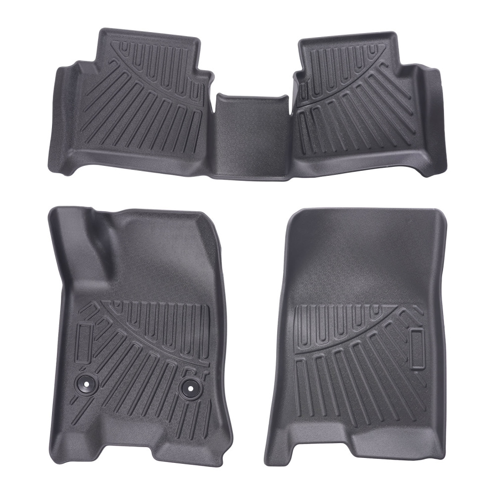 FrontRear Floor Mats Liners compatible for Chevy Colorado GMC Canyon Crew Cab 2023-2024