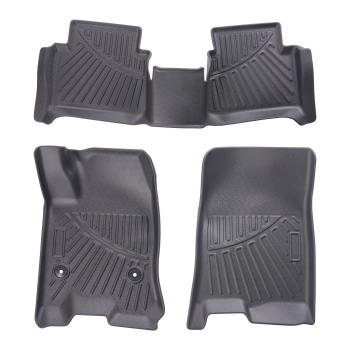 FrontRear Floor Mats Liners compatible for Chevy Colorado GMC Canyon Crew Cab 2023-2024