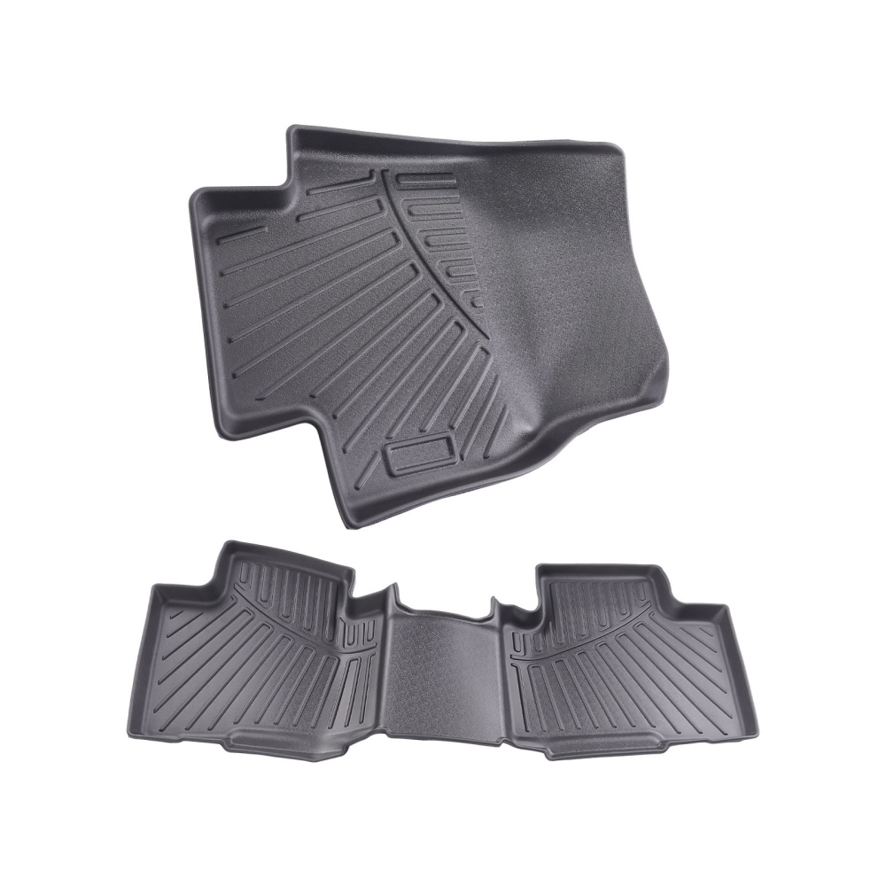 Floor Mats Liners compatible for Toyota Highlander TPE Rubber Carpet All Weather 2020-2024