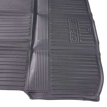 Car Floor Mats Liner compatible for Toyota Highlander 2020-2024 7 Seats Rubber TPE