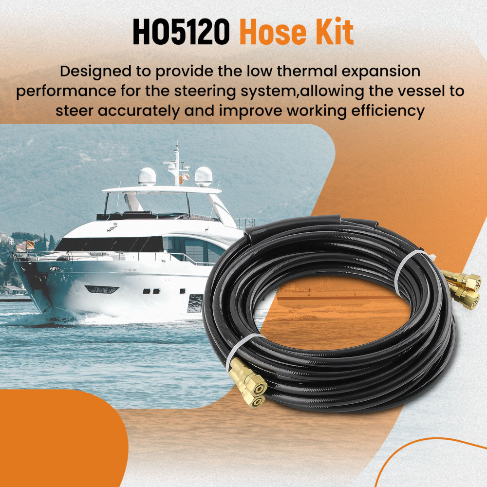 20FT Hydraulic Steering hoses For all SeaStar systems Baystar HO5120
