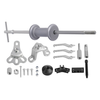 17PCS Slide Hammer Puller Kit Front Wheel Axle Bearing Hub Remover Tool Set