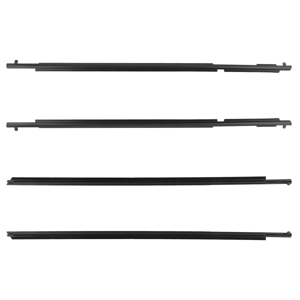 Door Belt Weatherstrip Rubber Seal Set compatible for Toyota 4Runner 2010-2024 75712-35011