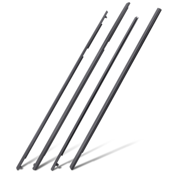 92277518 4×Door Window Reveal Molding Weatherstrip For 08-09 compatible for Pontiac G8 GT GXP