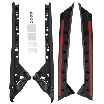 LeftRight Windshield A Pillar Molding Trims compatible for Ford Explorer 2011-2019 2Pair