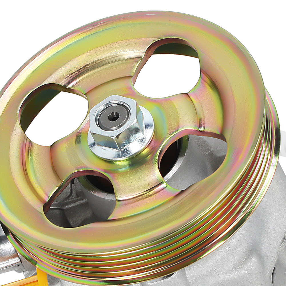 Power Steering PumpPulley + Sensor compatible for Subaru Wrx STI 2004-2007 2.5L 4cyl