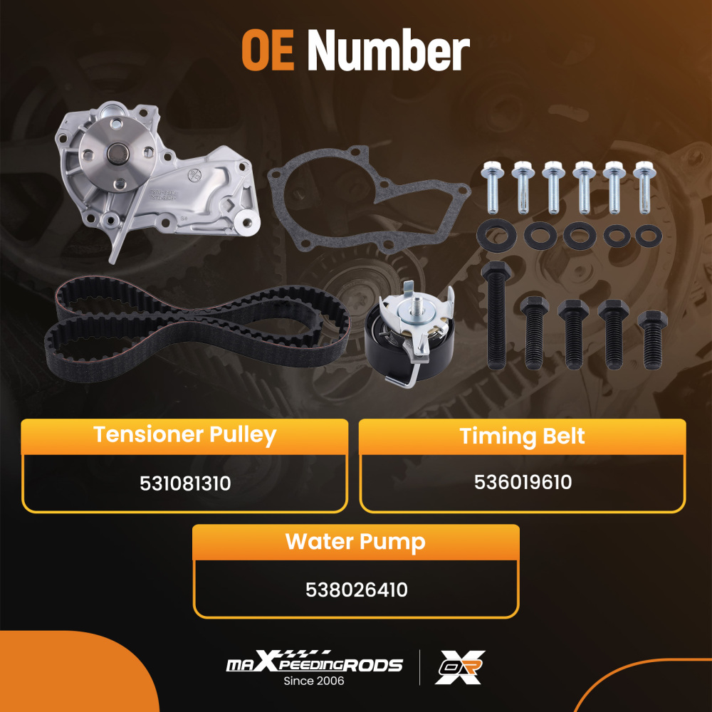 Timing BeltWater Pump Kit For Ford C-Max Petrol: 1.6 2007-2010 531081310