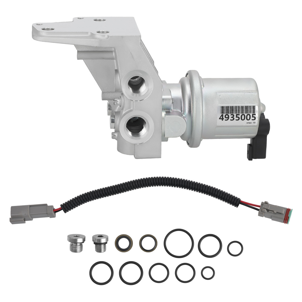 Fuel Transfer Pump 12V compatible for Cummins 8.3L ISC C-SeriesISL 3939894 4935005