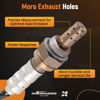 Upstream+Downstream O2 Oxygen Sensor compatible for Ford Explorer 3.5L V6 2011-15 234-5038