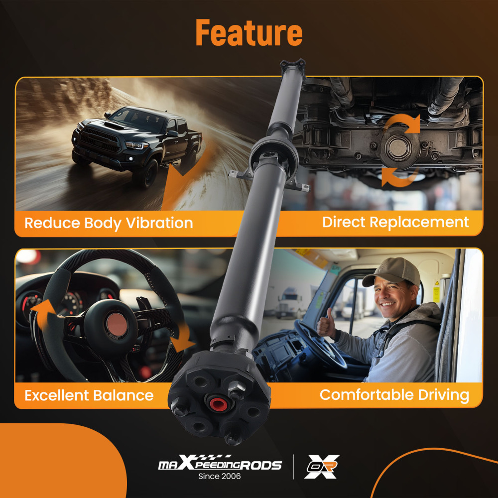 Arbre De Transmission Arrière compatible pour BMW Série 3 E46 320i 323i 325i 26111229557