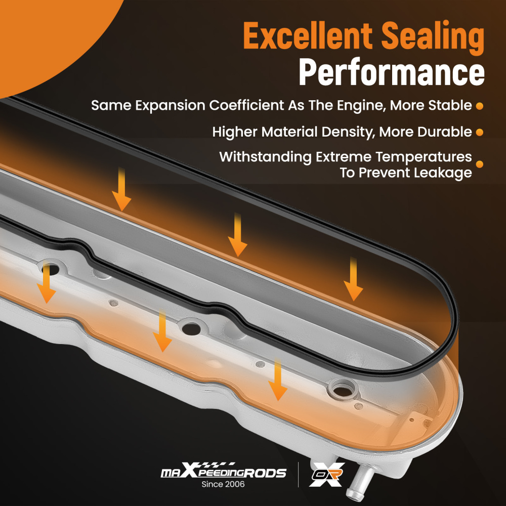 Left Driver Side Valve Cover compatible for Buick Rainier V8 5.3L 2004-200712570427