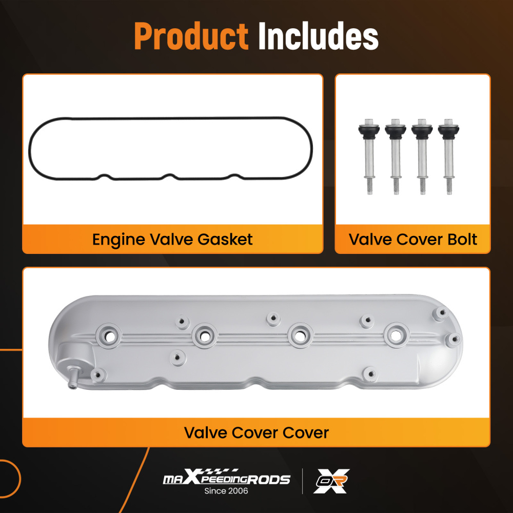 Left Driver Side Valve Cover compatible for Buick Rainier V8 5.3L 2004-200712570427