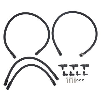 4AN Steam Vent Hose Kit For LS family of engines LS1 LS2 LS6 LM7 Stainless Steel