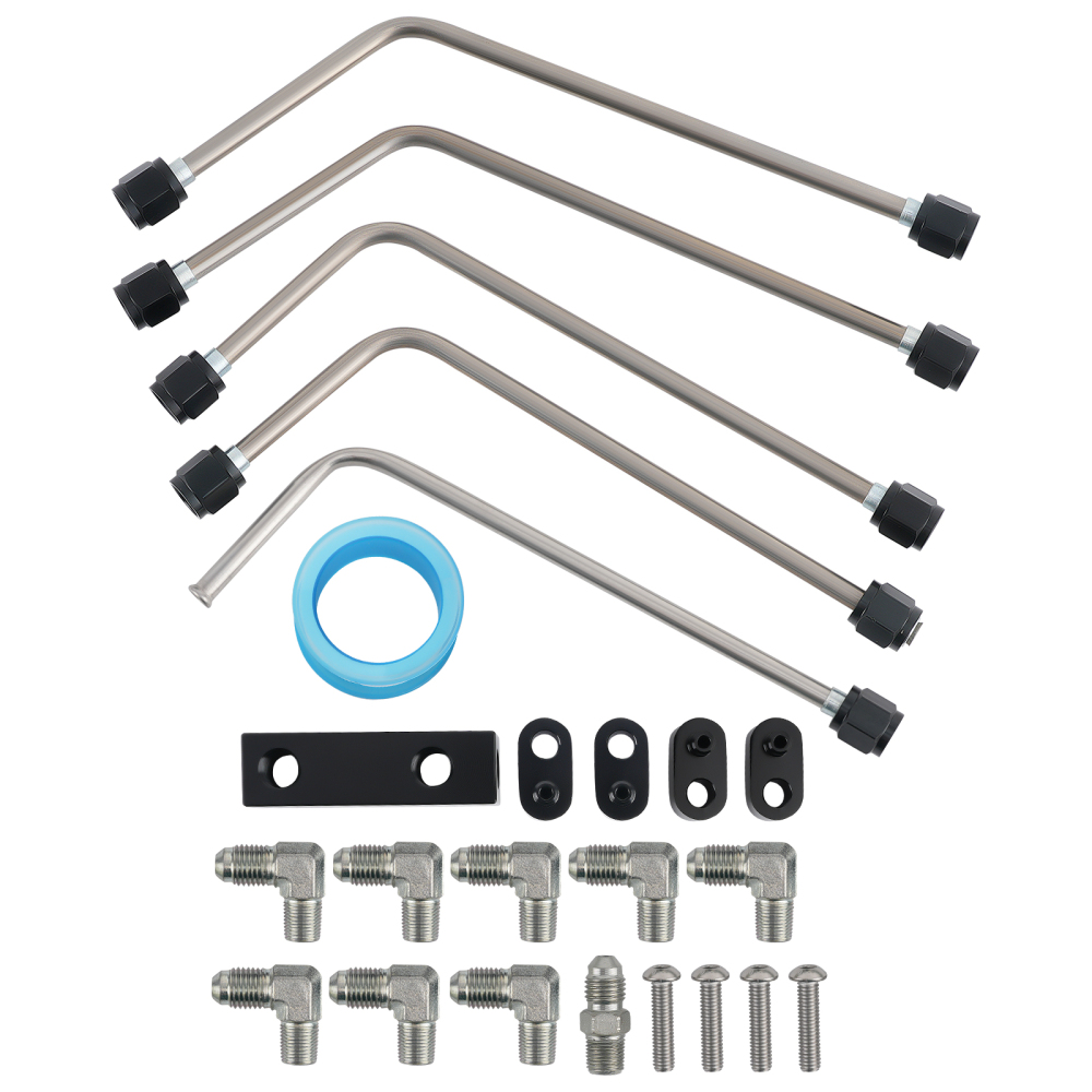 Stainless Steel Complete Coolant Crossover Steam Vent Kit For LS1 LS2 LS3 LS6