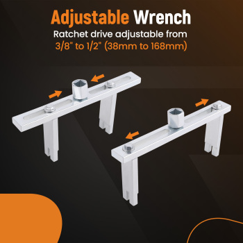 Universal Car Fuel Pump Removal Tool Adjustable Fuel Tank Lock Ring Remover Tool