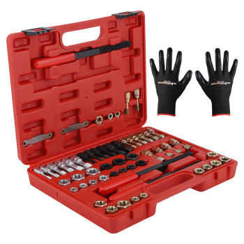 56x Thread Restorer Kit, Rethread Repair Tool UNC UNFMetricThread Chaser Set