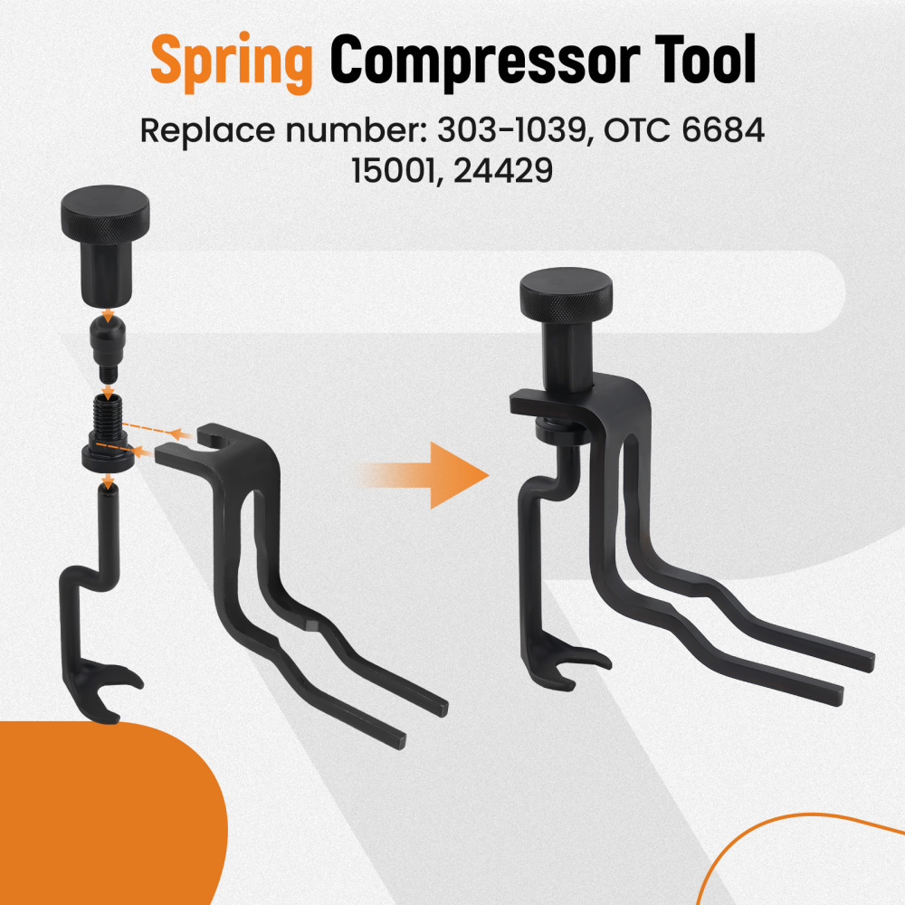 Engines Valve Spring Compressor Tool compatible for Ford 3V 4.6L 5.4L 6.8L 303-1039