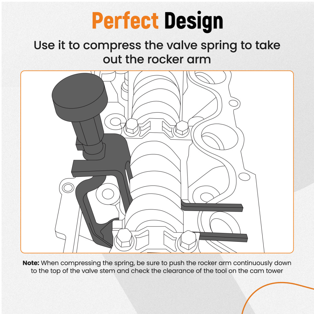 Engines Valve Spring Compressor Tool compatible for Ford 3V 4.6L 5.4L 6.8L 303-1039
