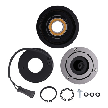 maXpeedingrods AC Compressor Clutch Kit Pulley Bearing Coil Compatible for Chevrolet Silverado 2500 3500 HD