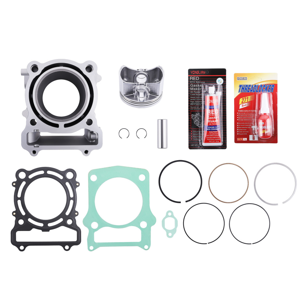 Cylinder Piston Gasket Top End Rebuild Kit For HiSun UTV ATV 500 HS YS compatible for MASSIMO